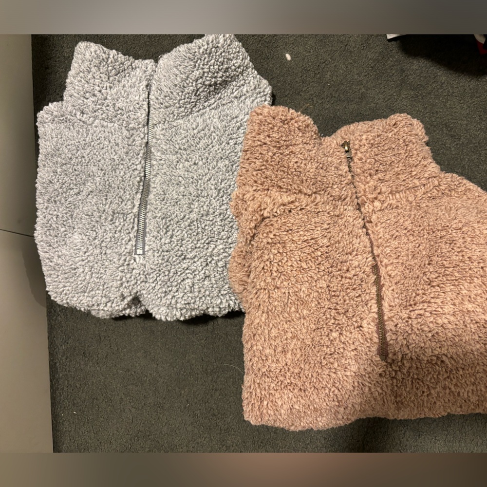 Old Navy Brand New Fuzzy Quarter Zips